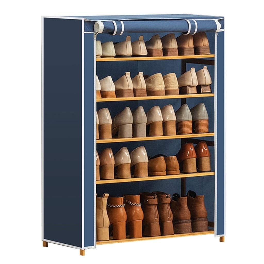 Large Dustproof Non-Woven Fabric Shoe Rack Organizer - Entryway, Bedroom & Dorm Storage Solution for Shoes & Accessories | Space-Saving Cabinet Shelf (Color A) for Home Organization