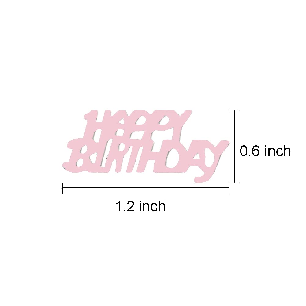 Rose Gold Birthday Confetti for Table Decorations - Premium Party Supplies with Scatter Sprinkles, Perfect for Birthday Parties, Baby Showers & Wedding Celebrations (Rose Gold-01)