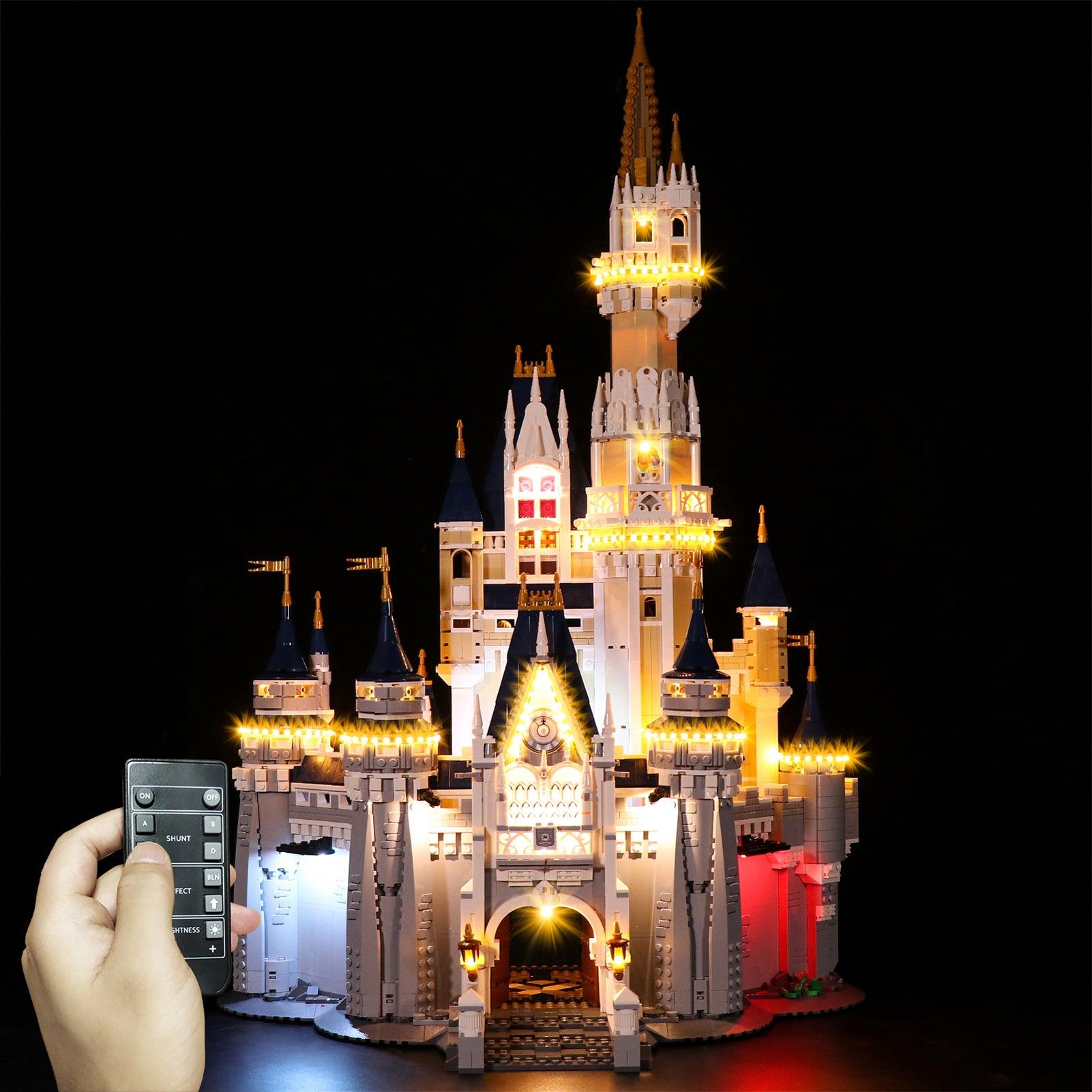 LEGO Disney Castle 71040 Light Kit - LED Lighting Set for LEGO Disney Princess Castle Building Blocks - Perfect for Display & Nighttime Decor