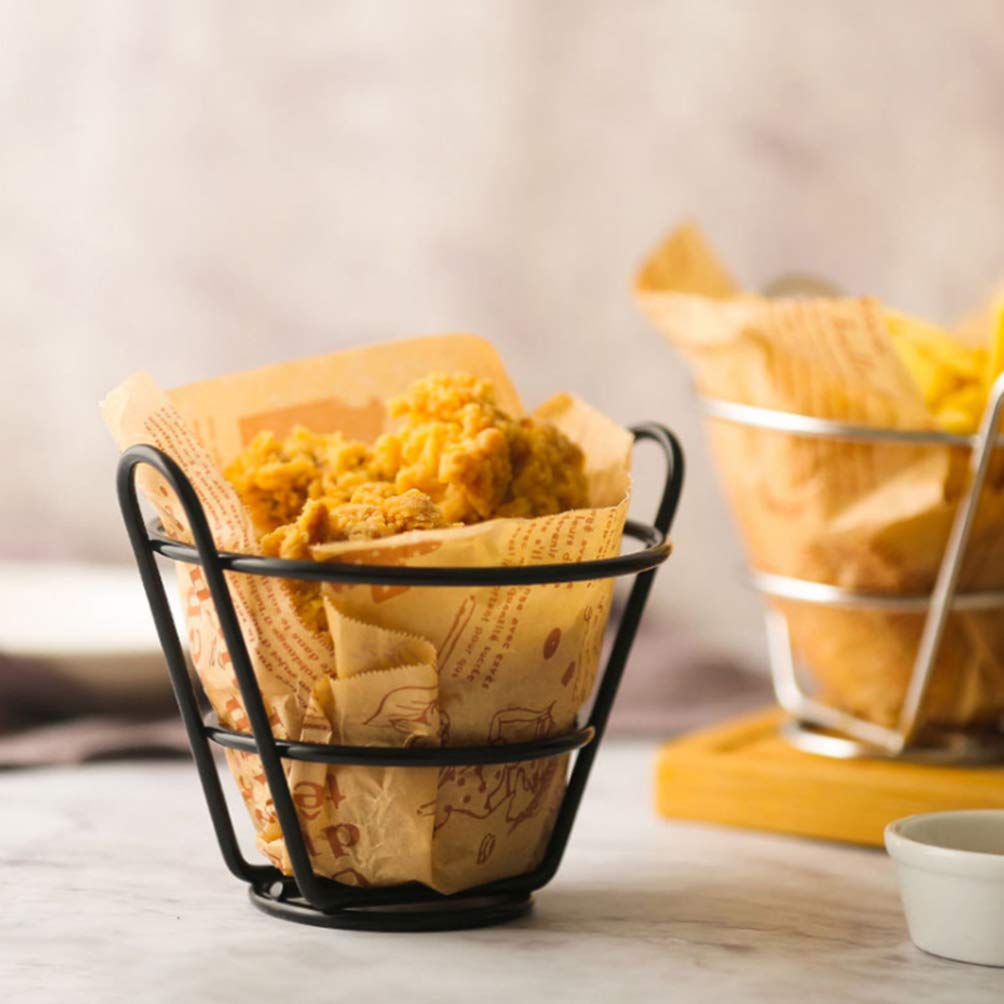 DOITOOL French Fry Stand Holder - Snacks Cone Stand for French Fries, Hot Dogs, and Onion Rings - Perfect for Parties, Food Trucks, and Home Use