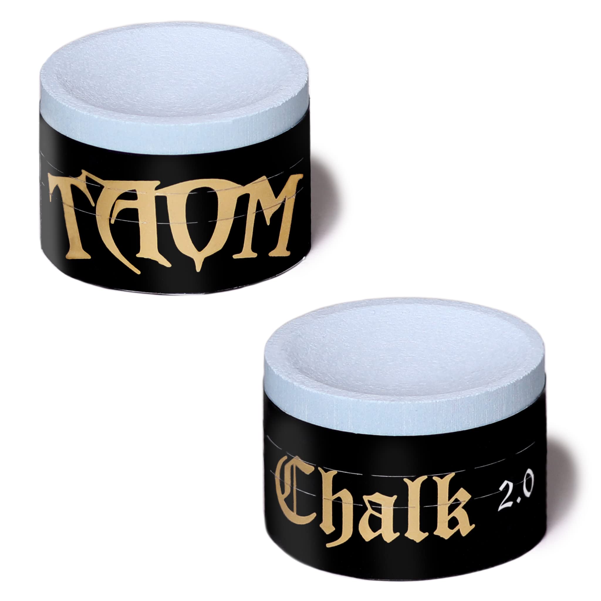 Premium Taom Billiard Pool Cue Chalk 2.0 - Blue - Professional Snooker & Billiards Accessory for Enhanced Grip & Precision Shots - Perfect for Pool Halls, Home Game Rooms & Professional Tournaments