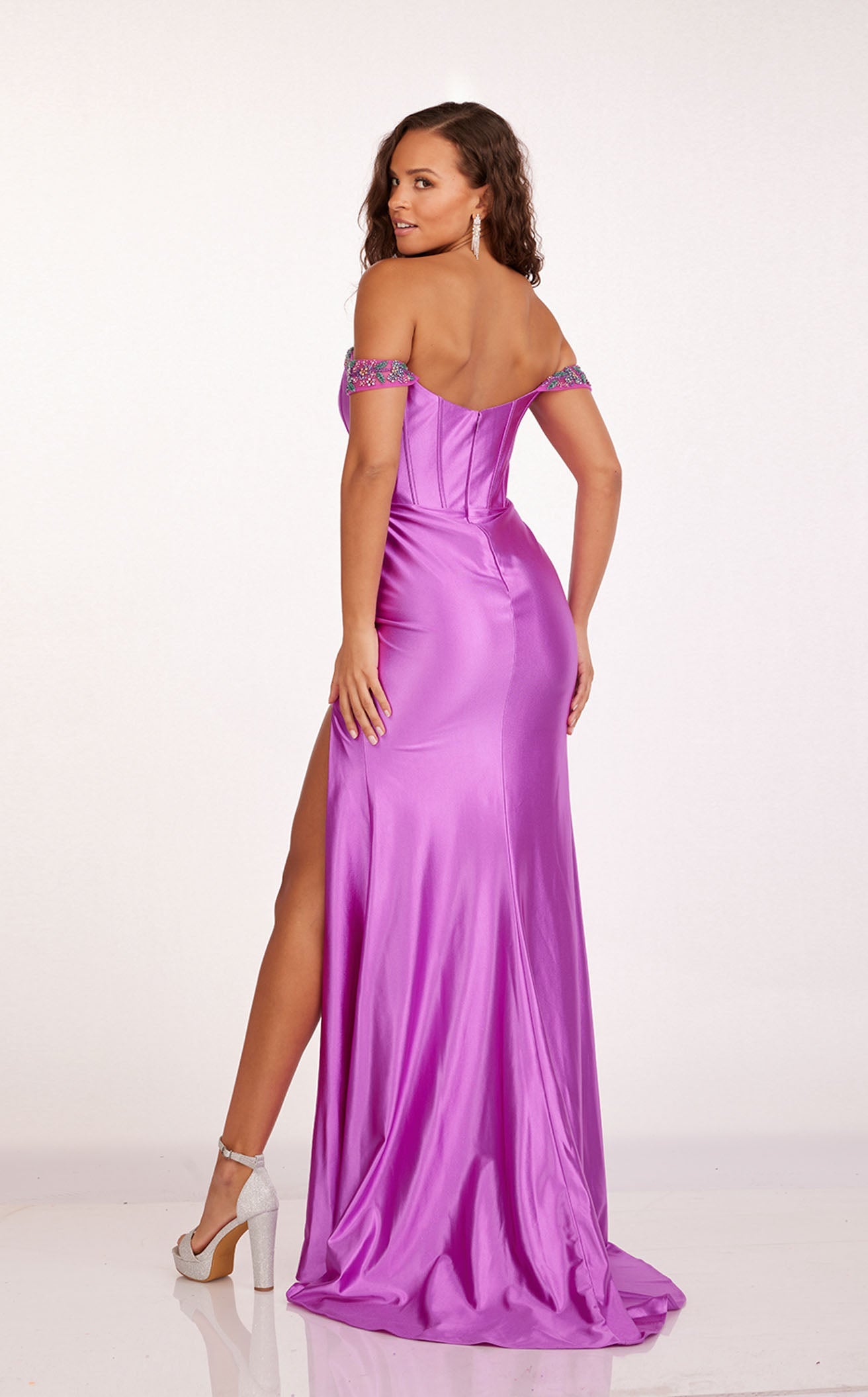 Abby Paris 90206 Women's Dress - Elegant A-Line Floral Summer Dress for Casual Wear, Date Night & Special Occasions