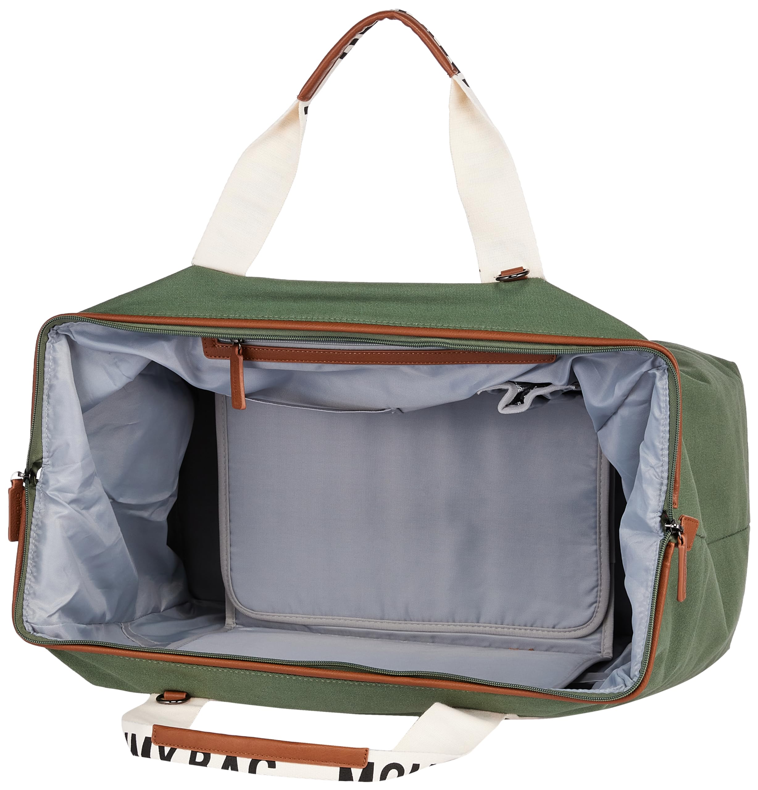 Childhome Signature Mommy Bag - Waterproof Sporty Diaper Tote for Women, Large Baby Essentials Travel Organizer | Perfect for Moms On-the-Go, Gym, Park & Family Outings