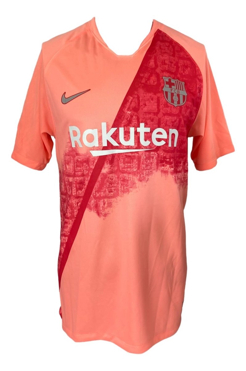 Authentic Lionel Messi Signed Barcelona Nike Soccer Jersey BAS E16589 - Rare Collectible for Football Fans & Sports Memorabilia Enthusiasts - Perfect for Display, Gifts, and Investment