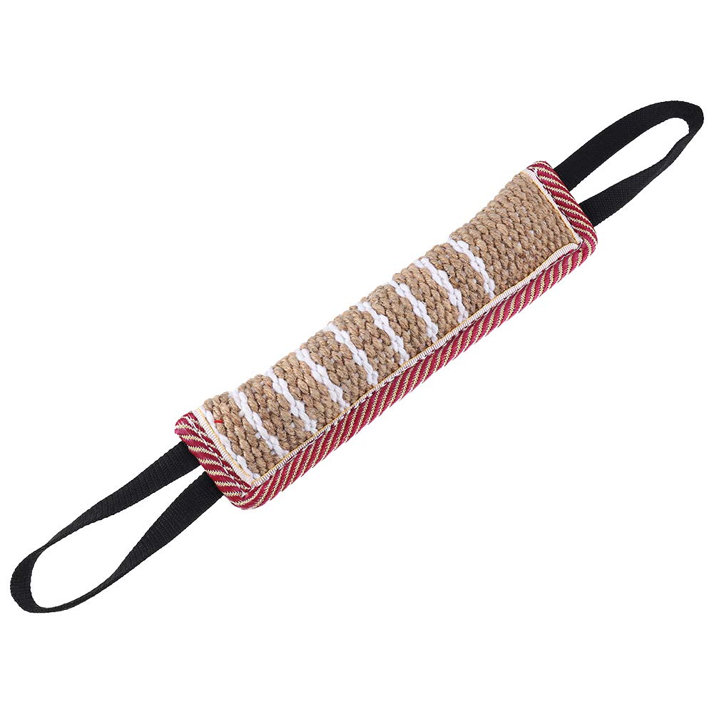 **Hyrew FANTESI Durable Dog Tug Toy - Jute Bite Pillow for Medium & Large Dogs - Interactive Chew & Pull Toy for Playtime & Training (Style 2) - Perfect for Indoor & Outdoor Play, Fetch, and Bonding**