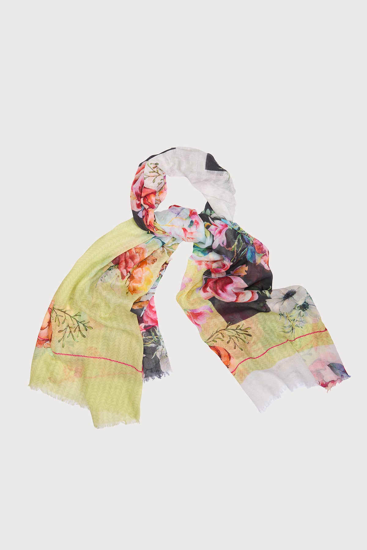 Floral Scarf for Women - Lightweight Spring Fashion Accessory - Perfect for Outdoor Activities, Travel & Everyday Wear