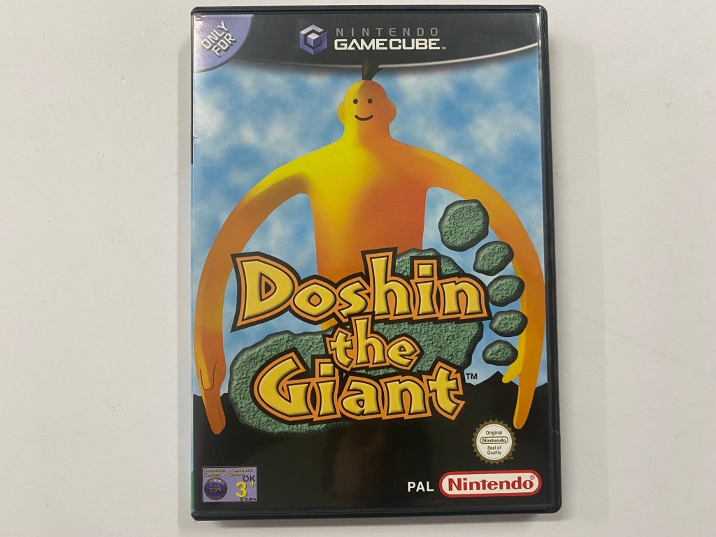 Doshin the Giant Complete Game in Original Case - Nintendo GameCube Classic for Collectors & Retro Gaming Enthusiasts | Perfect for Display & Nostalgic Playthroughs
