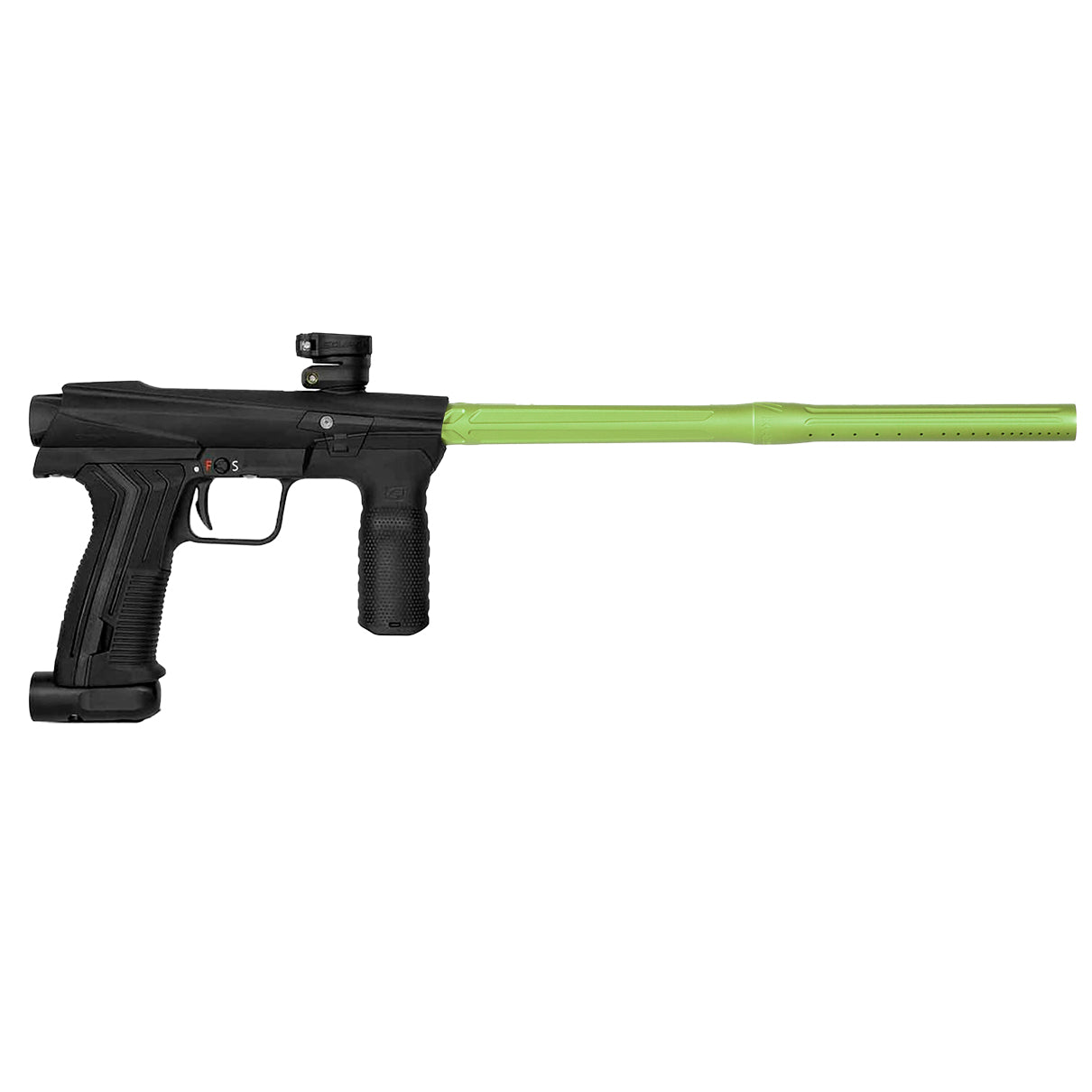 XV One Piece Barrel for Autococker Paintball Marker - Dust Neon Green Finish | High-Performance Paintball Accessory for Tournament & Recreational Play
