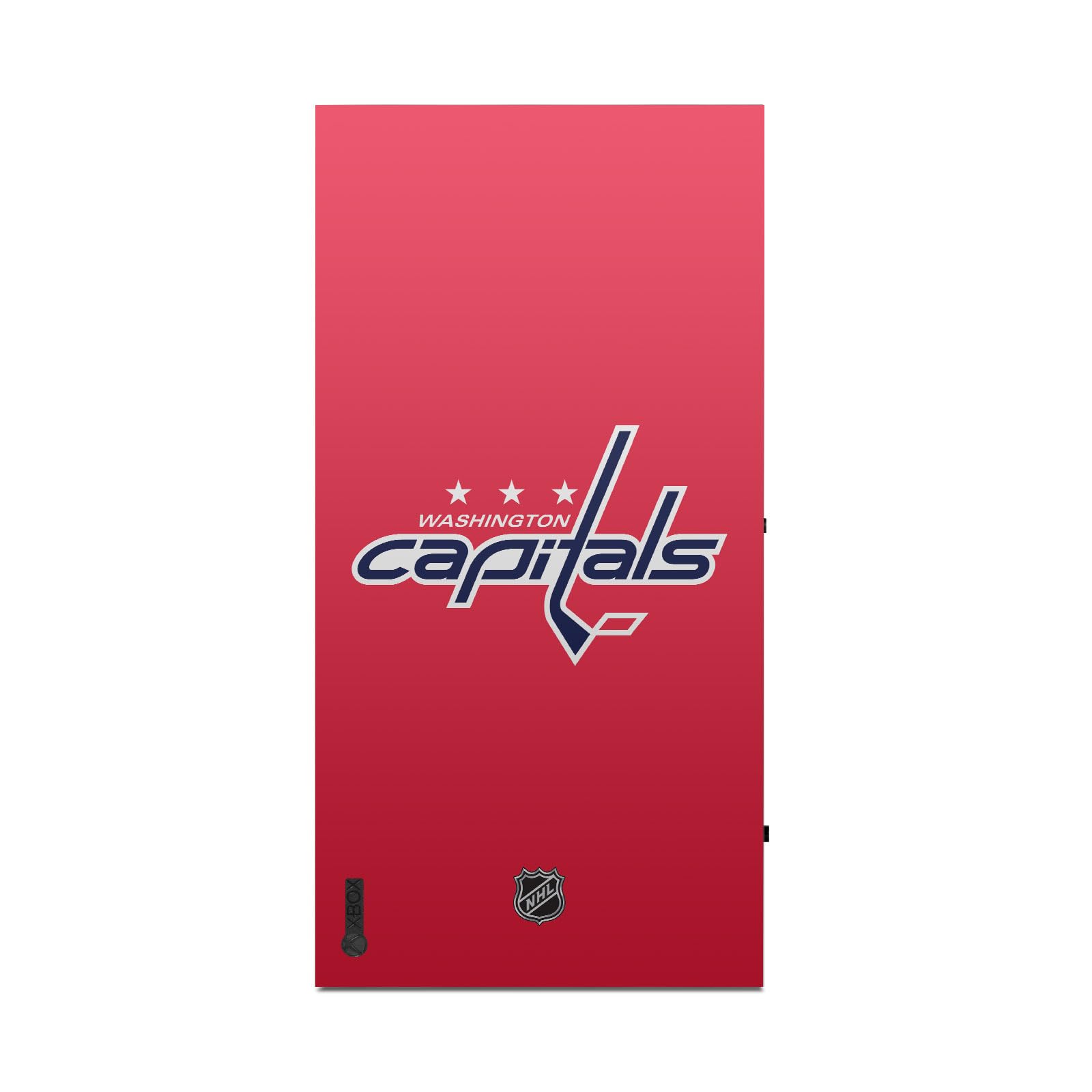 Official NHL Washington Capitals Vinyl Skin Decal Sticker - Compatible with Xbox Series X Console & Controller Bundle - Custom Gaming Accessory for Fans & Players