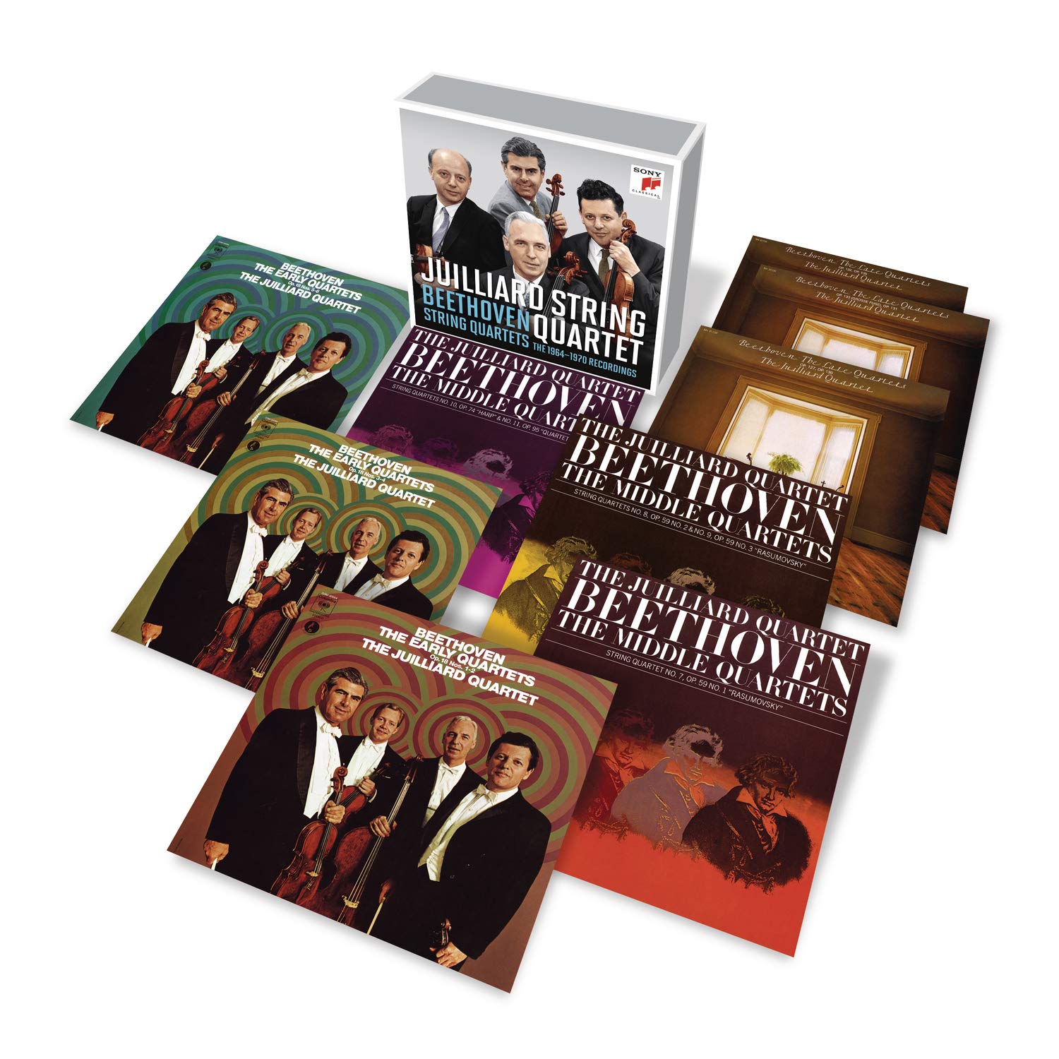 Juilliard String Quartet - Complete Beethoven Quartets 1964-1970 | Classical Music CD Box Set | Perfect for Home Listening & Classical Music Enthusiasts