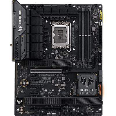 ASUS TUF Gaming Z790 Plus WiFi Motherboard - Intel LGA 1700 Socket, DDR5, PCIe 5.0, WiFi 6 - Perfect for High-Performance Gaming PCs and Content Creation Workstations