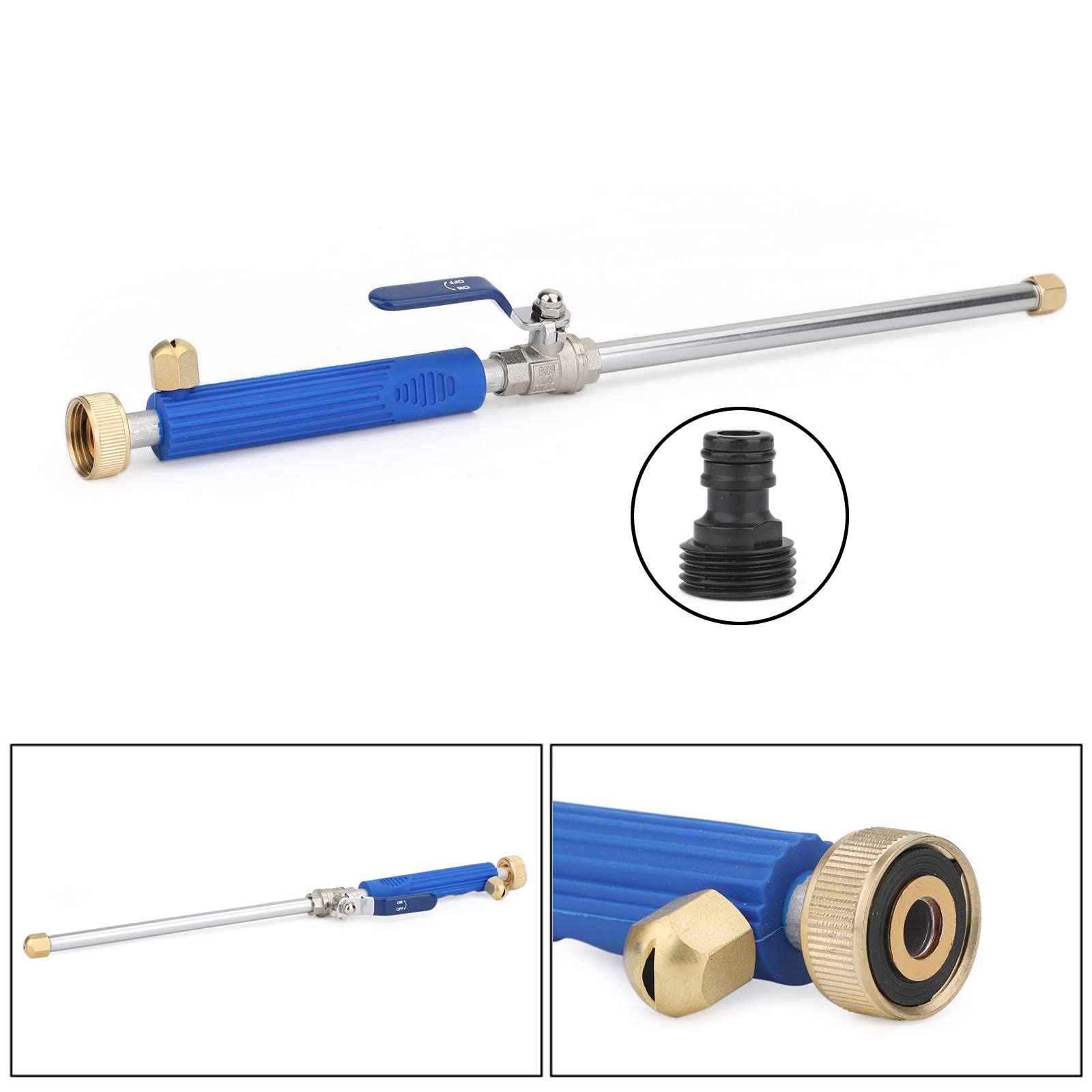 High Pressure Power Washer Water Spray Gun Nozzle Wand Attachment for Garden Hose - Perfect for Car Washing, Patio Cleaning & Outdoor Home Maintenance