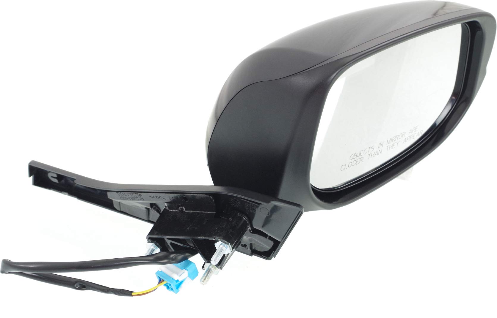 Kool Vue Power Side Mirrors for Honda Insight 2010-2014 - Driver & Passenger Non-Heated Mirrors Without Signal Light (Paintable) - Perfect for Replacement & Car Customization