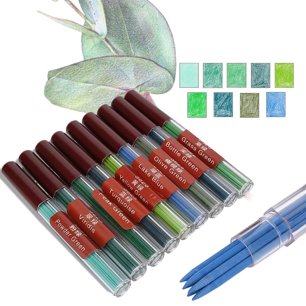 2.0MM Mechanical Pencil Refills - 9 Vibrant Colors (8 Leads Each) | Bold 90mm Colored Pencil Leads for Art, Sketching & Note Taking | Perfect for Artists, Students & Office Use