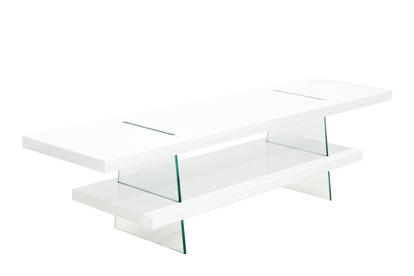 59 Inch White TV Stand with Storage - Modern Entertainment Center for Living Room, Bedroom & Home Theater