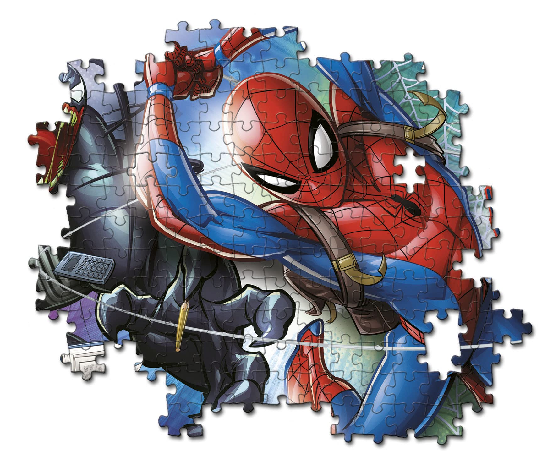 Clementoni 27117 - Spider-Man 104 Piece Puzzle for Kids, Superhero Jigsaw Puzzle for Children, Fun Educational Toy for Home & Classroom Activities