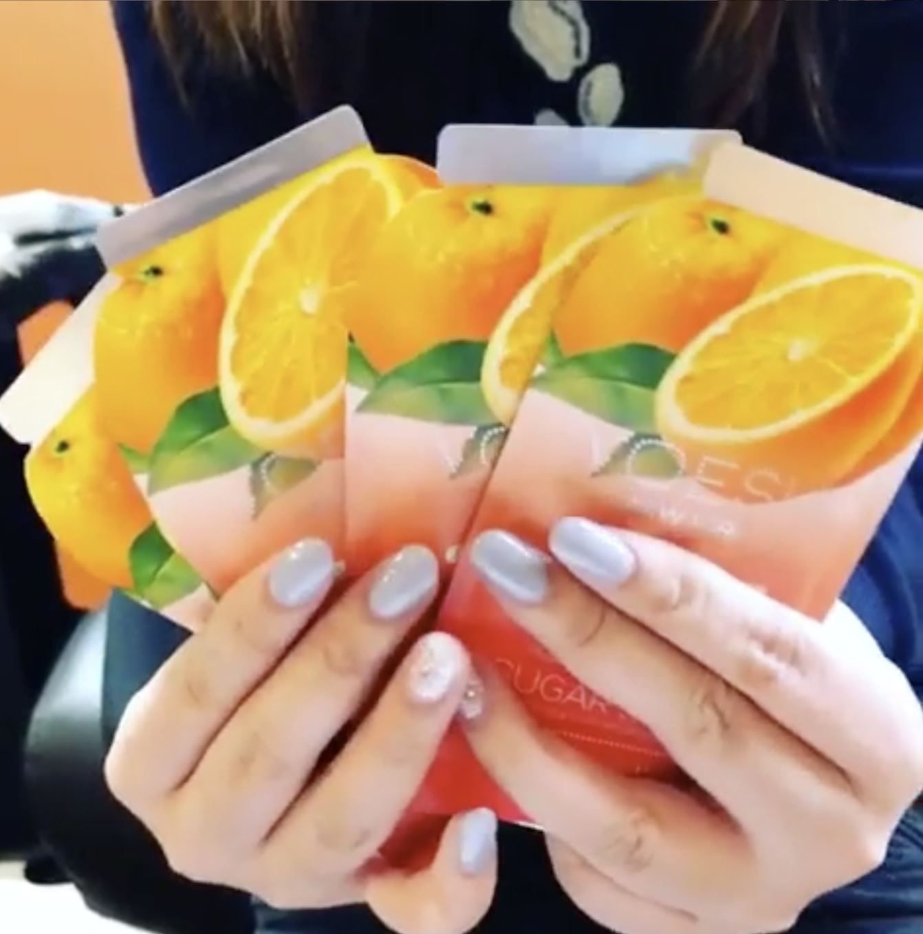 Voesh Pedi in a Box Tangerine Twist - Exfoliating Foot Peel Mask for Soft Smooth Feet | At-Home Spa Treatment & Pedicure Care