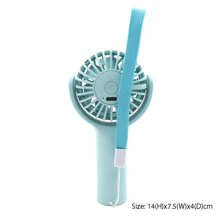 Sanrio Hello Kitty USB Handy Fan 2024 - Minna No Tabo Portable Mini Fan for Desk, Travel & Outdoor - Cute Kawaii USB Powered Personal Fan for Home, Office & Summer Use