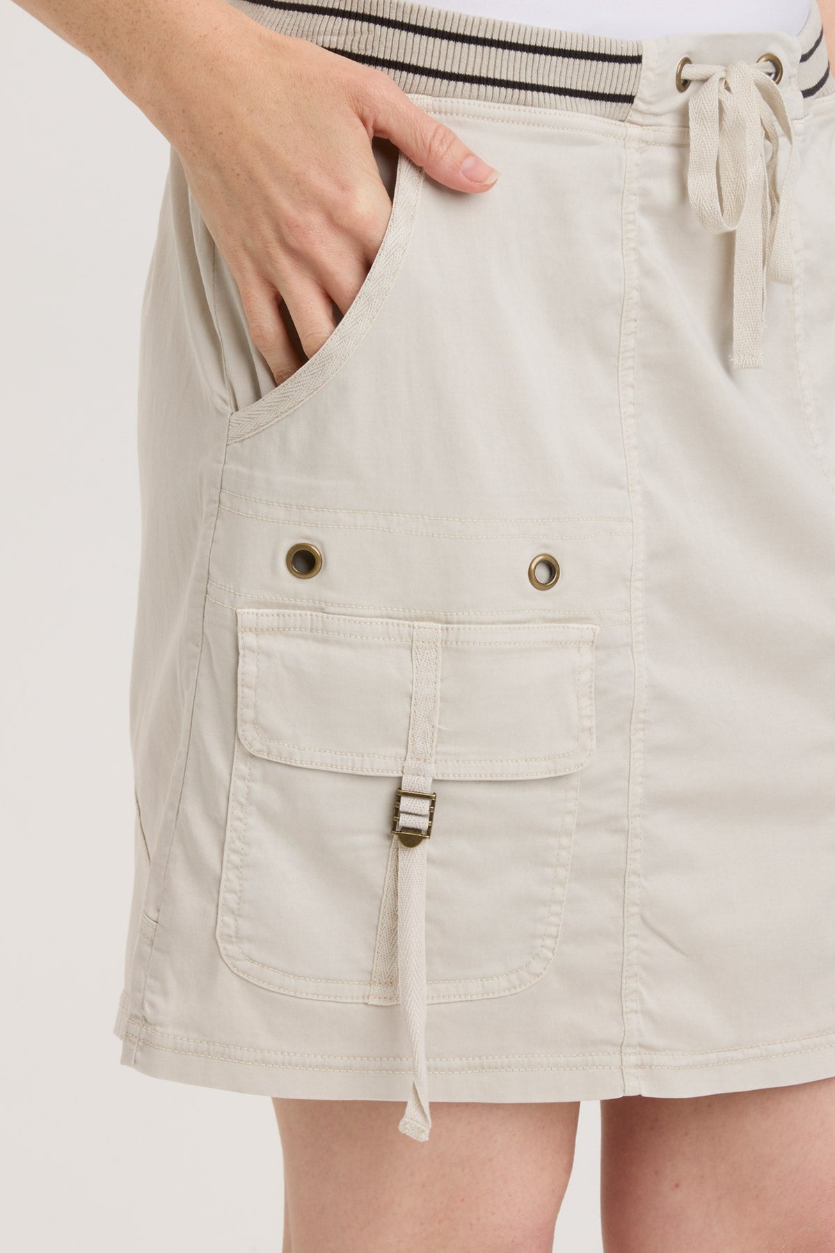 Leto Mini Skirt - High Waisted A-Line Denim Skirt for Women | Vintage Wash Stretch Jeans | Perfect for Casual Outfits, Date Nights & Summer Fashion