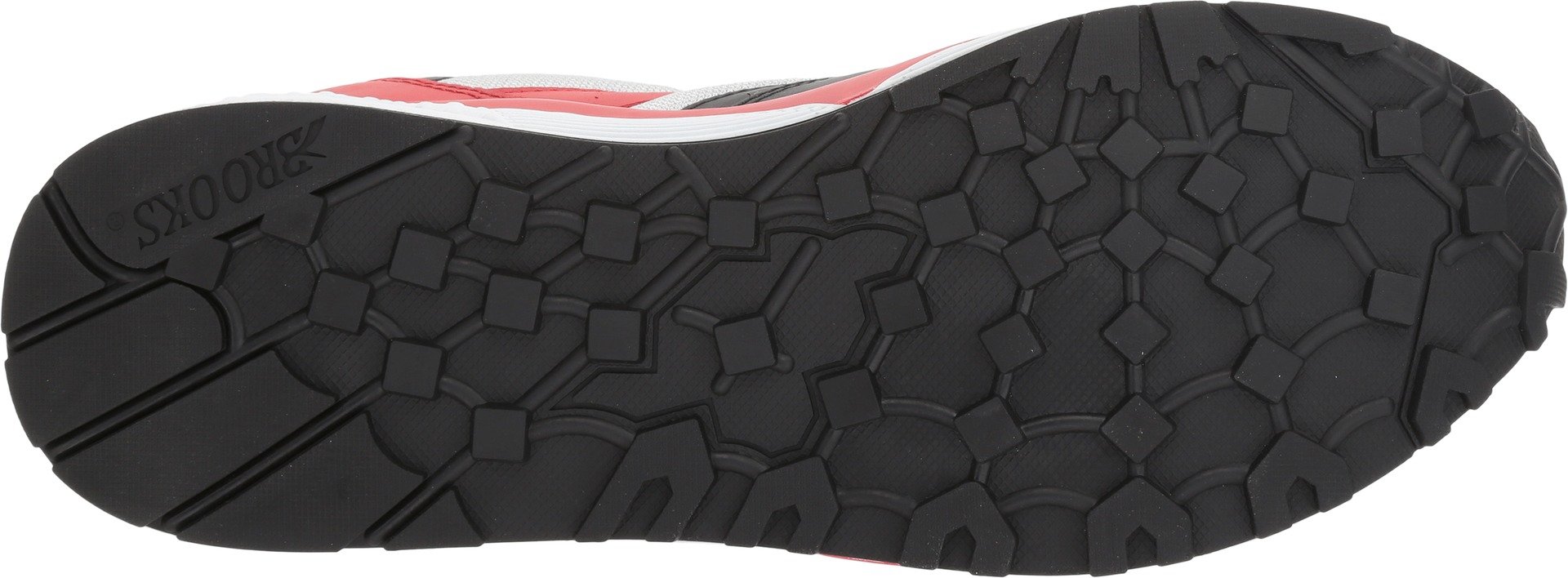 Brooks Men's Banshee Running Shoes - Black/Red Size 8 | Lightweight Trail Sneakers for Hiking & Outdoor Activities