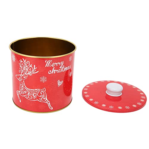 Round Candy Storage Box - 2pcs Multifunctional Christmas Candy Containers & Jewelry Organizers for Home | Perfect for Holiday Treats, Party Favors & Small Item Storage