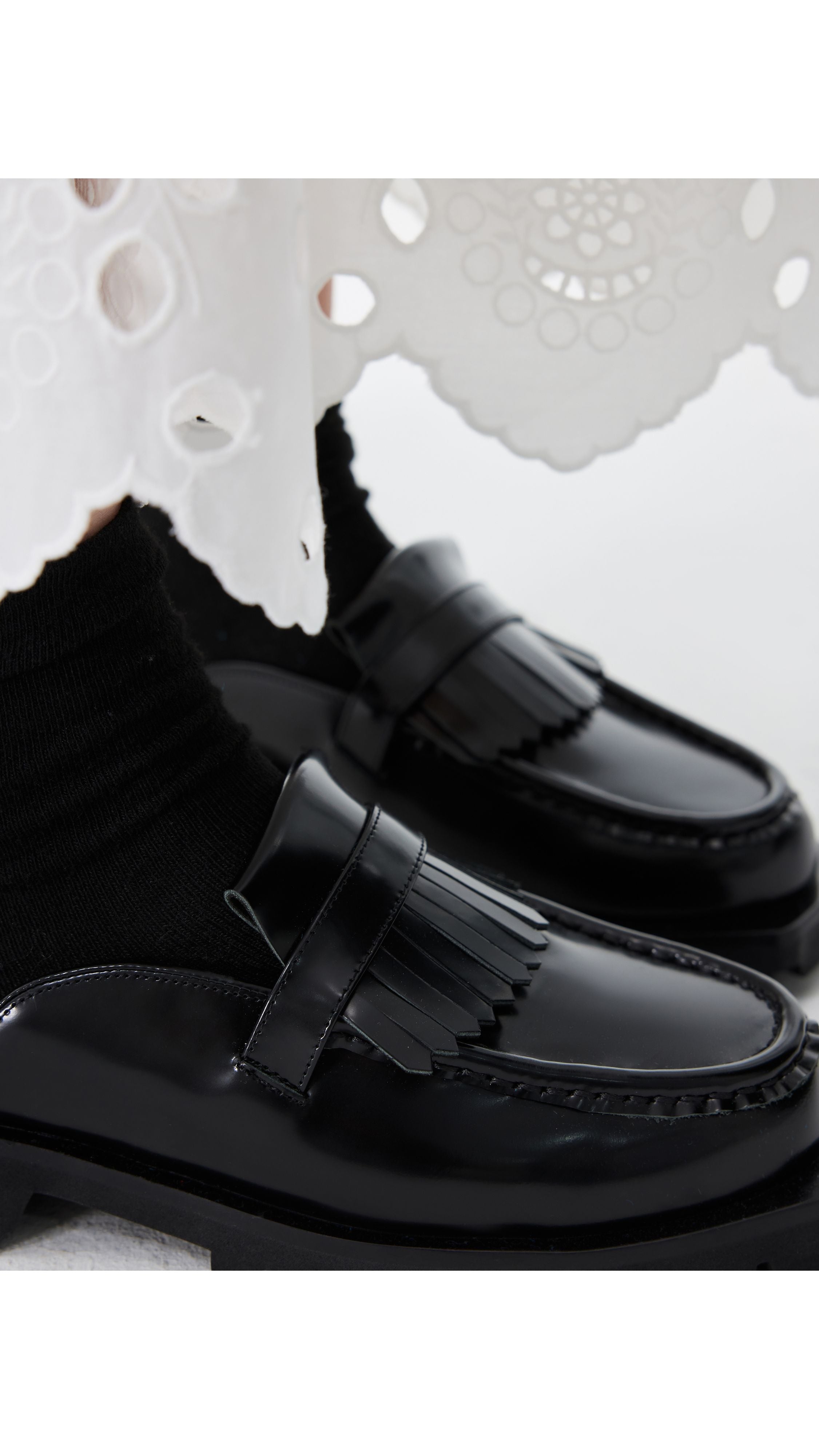 Stylish Fringe Trimmed Slip-On Loafers for Women | Comfortable Casual Shoes | Perfect for Office, Travel & Everyday Wear