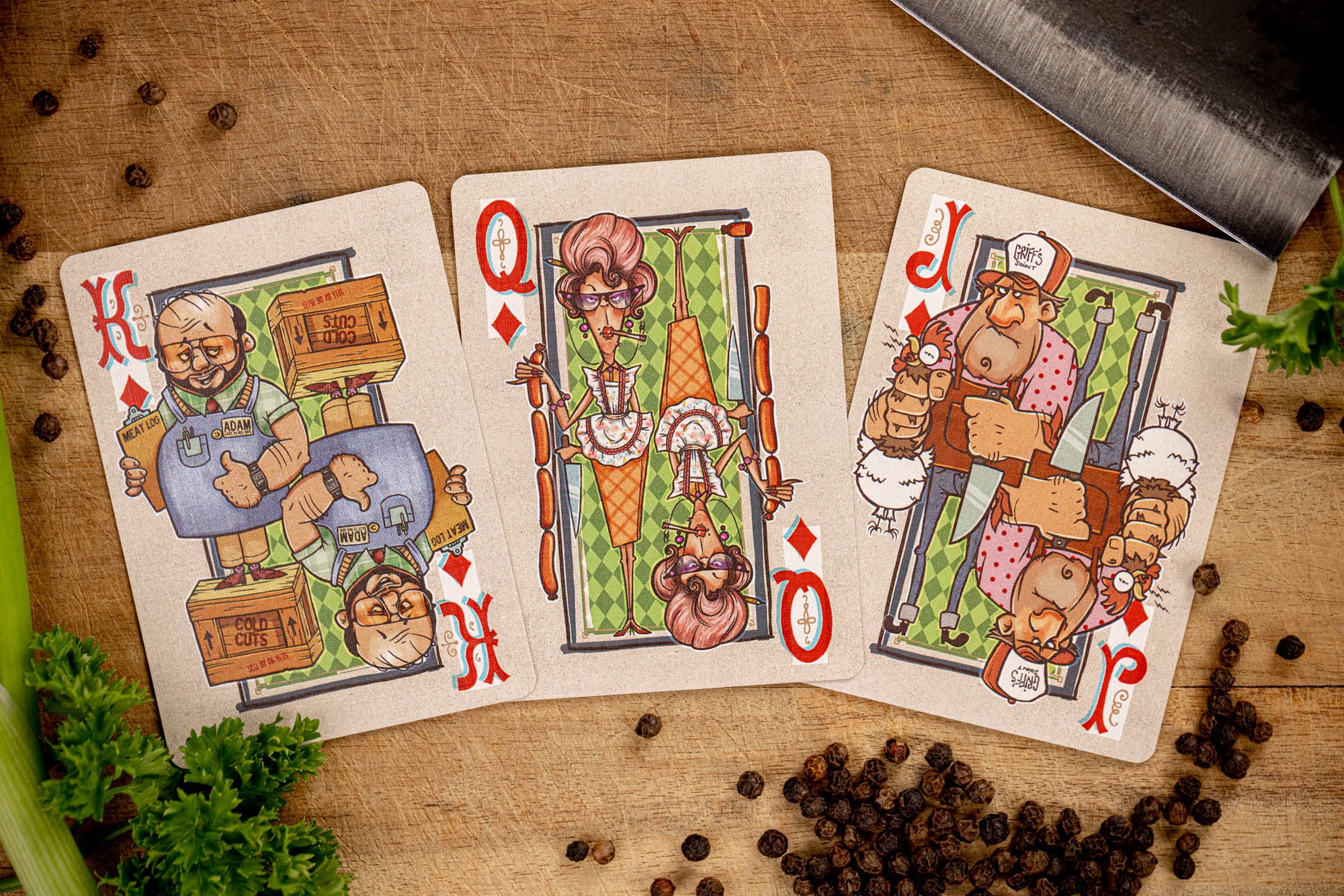 Premium The Cut Playing Cards - Unique Artistic Design, Durable & Smooth Finish - Perfect for Magic Tricks, Cardistry, Poker Nights & Collectors