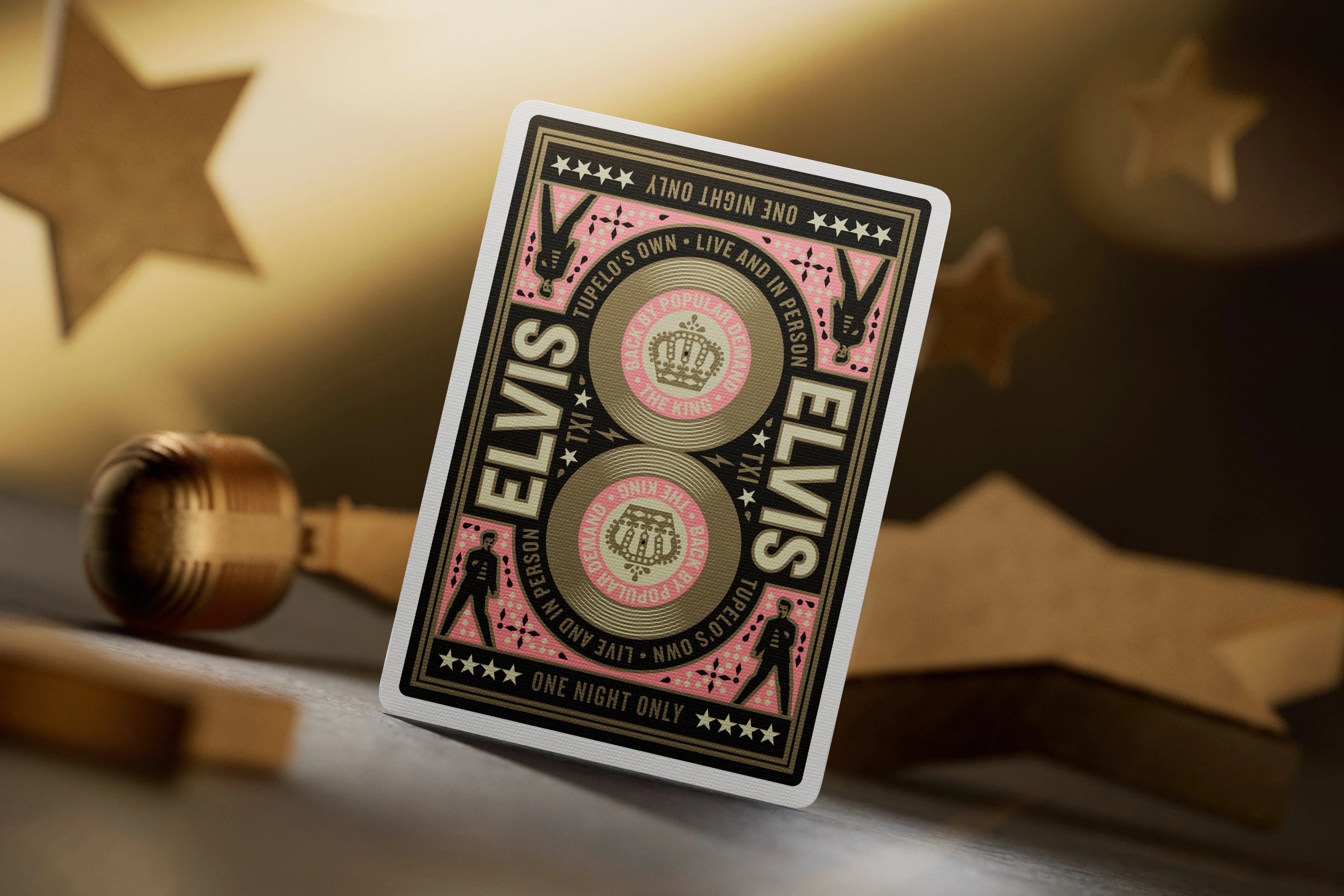 Elvis Presley Playing Cards - 52 Deck Vintage Collectible Poker Cards with Custom Designs - Perfect for Poker Games, Magic Tricks, and Elvis Fans Gift Ideas