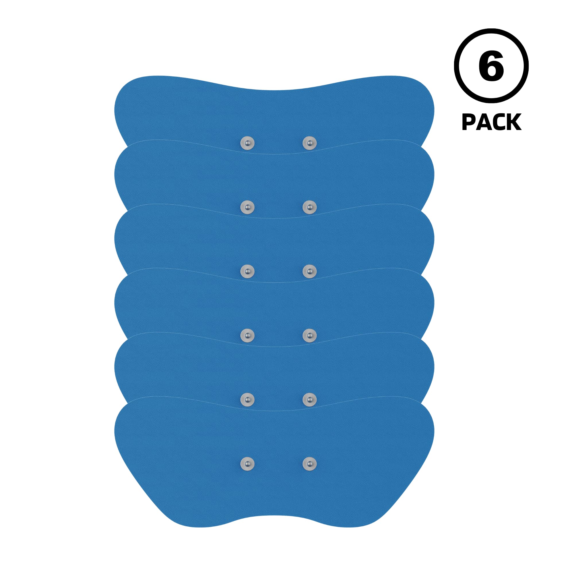 Soterix PainX TENS Unit Electrode Gel Pad Refills - 6 Pads (Small Size) - Wireless Muscle Stimulator Pads for Knee, Back & Neck Pain Relief - Perfect for Home Therapy & Post-Workout Recovery