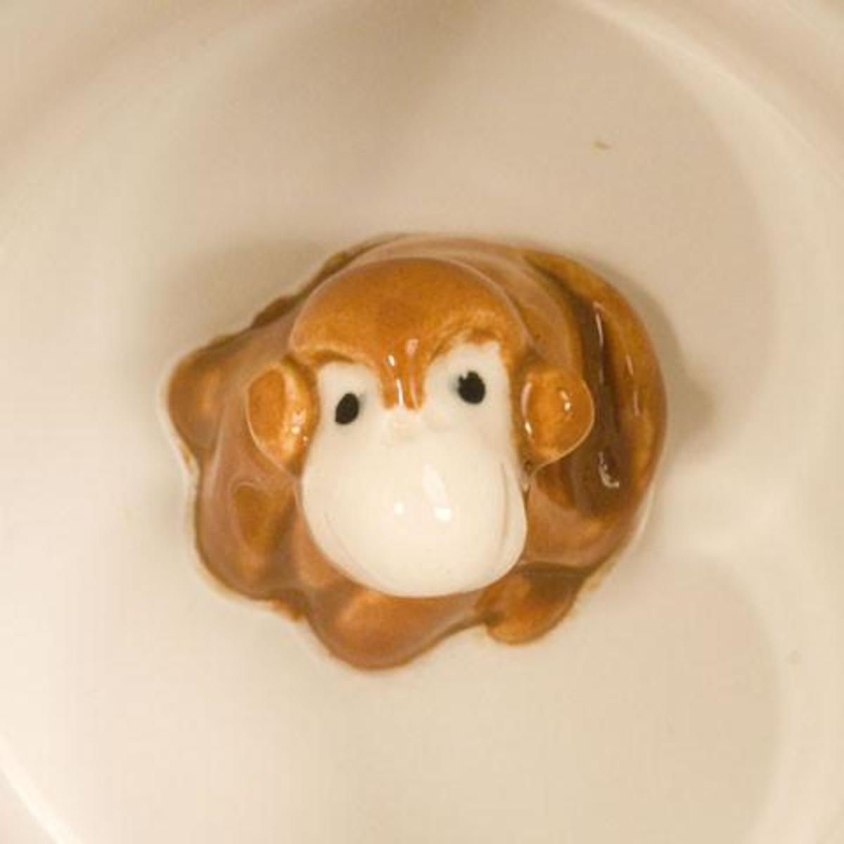 Cheer Up Cup with Swayze Monkey Design - Fun & Motivational Coffee Mug for Office, Home, or Gift Giving