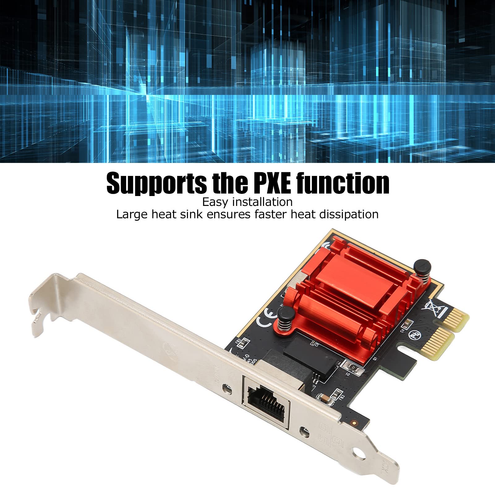 High Speed Gigabit Ethernet Card - Self Adapting Network Adapter for PC & Desktop Computers | Perfect for Gaming, Streaming & Office Work
