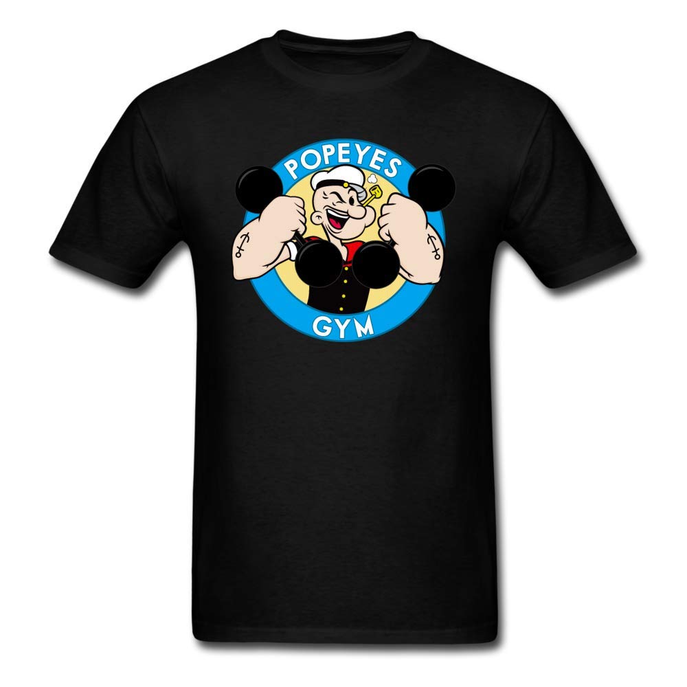 Popeyes Funny Gym Shirt - Motivational Workout T-Shirt for Men & Women | Fitness Training, Bodybuilding & Gym Motivation | Perfect for Gym Enthusiasts & Weightlifting Lovers