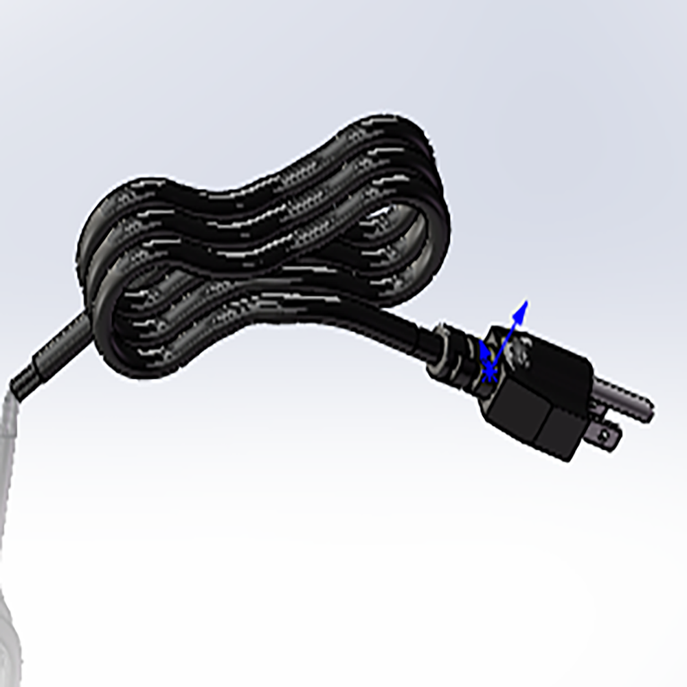 SSA22V 61 Power Cord - 6 Feet Heavy Duty Replacement Power Cable for Appliances, Electronics & Office Equipment - Perfect for Blenders, Printers, Lamps & More
