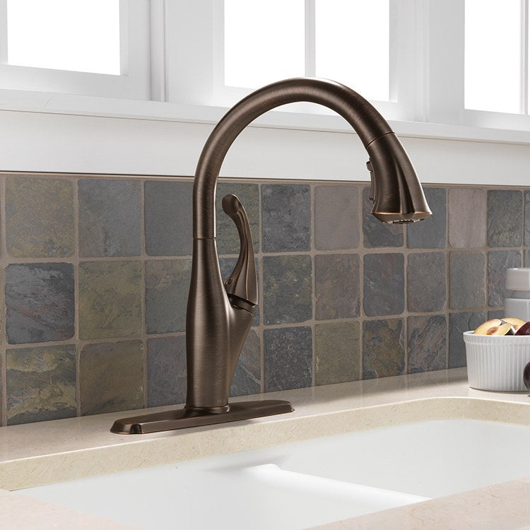 Addison Single Handle Pull Down Kitchen Faucet - Modern Stainless Steel Sink Faucet with High Arc Spout for Easy Washing | Perfect for Home Kitchen, RV, and Restaurant Use