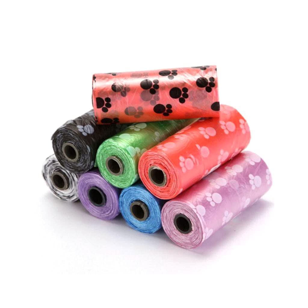 Eco-Friendly Dog Poop Bags with Handles - Biodegradable Waste Pickup Bags for Dogs & Cats - Leakproof & Scented Pet Waste Disposal - Perfect for Walks, Parks & Travel