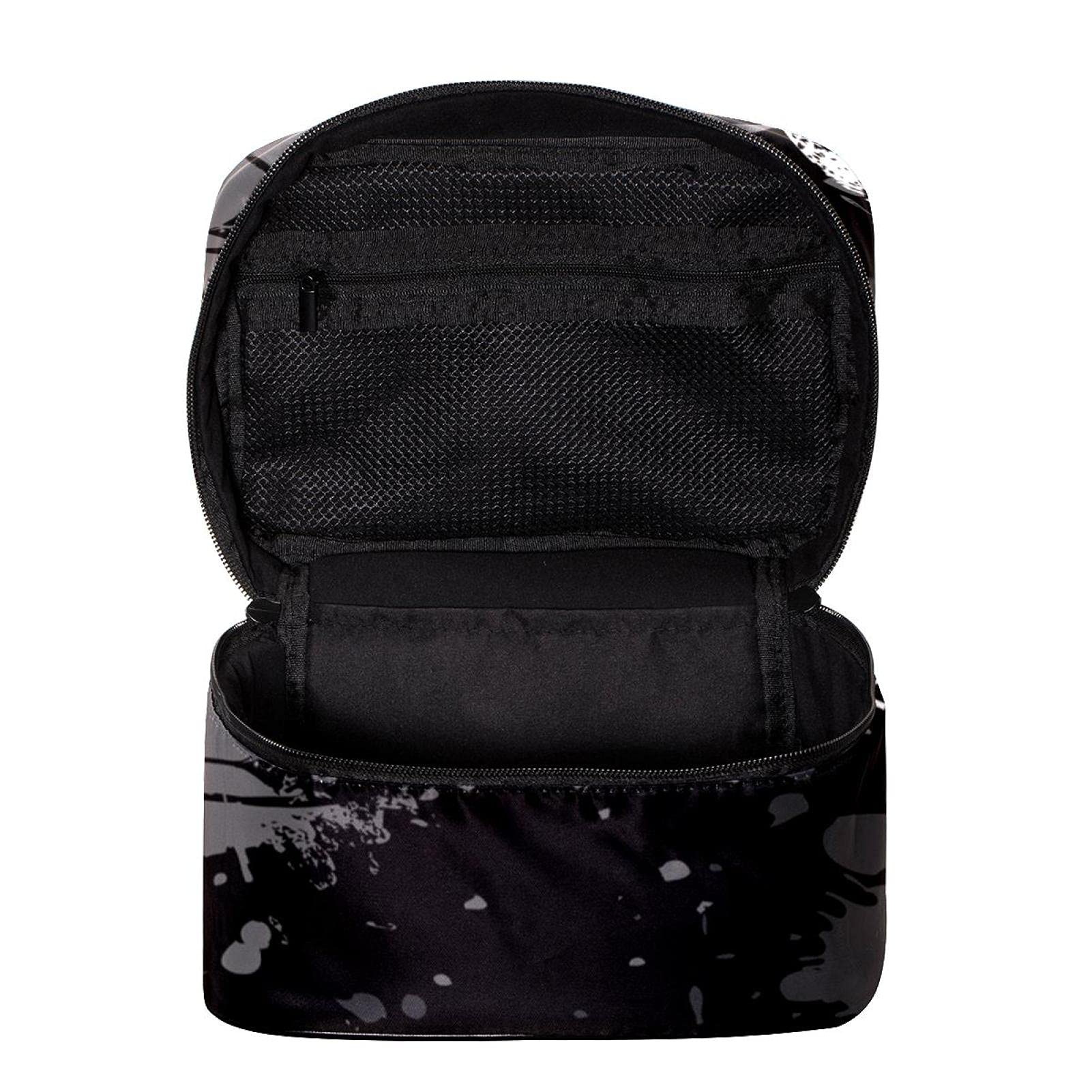 Grunge Style Large Football Soccer Travel Makeup Bag - Waterproof Cosmetic Organizer with Zipper for Women & Girls - Perfect for Gym, Sports, Travel & Daily Use