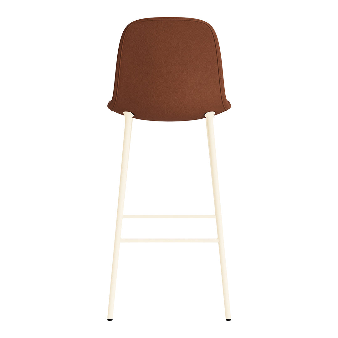 Form Bar Chair - Fully Upholstered Modern Bar Stool for Kitchen Island, Home Bar & Dining Counter - Comfortable Seating Solution