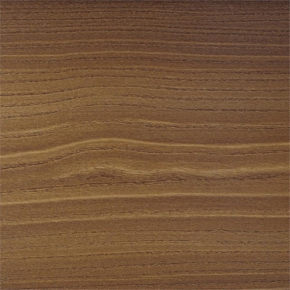 Pemberly Row Modern Reversible Floating Computer Desk - Walnut Finish for Home Office, Small Spaces & Workstations | Space-Saving Design