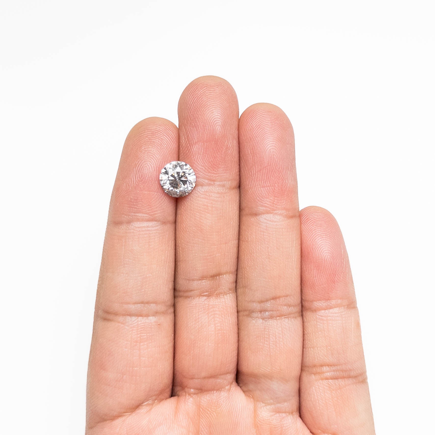 2.52ct Round Brilliant Cut Diamond (8.47x8.45x5.43mm) - Premium Loose Gemstone for Engagement Rings & Jewelry Making