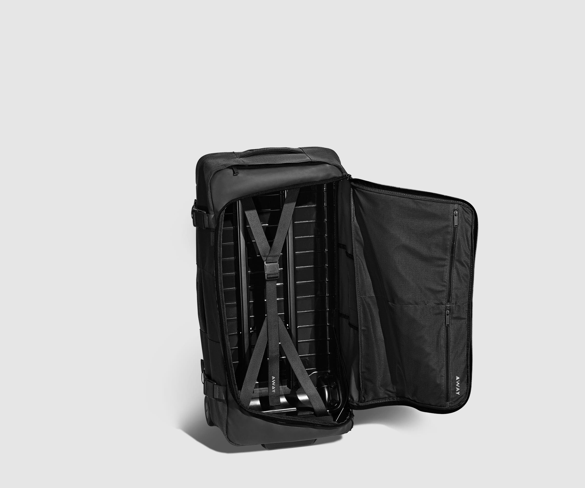 Jet Black 85L Active Rolling Duffle Bag - Large Capacity Travel Duffel with Wheels for Gym, Sports, Camping & Weekend Getaways