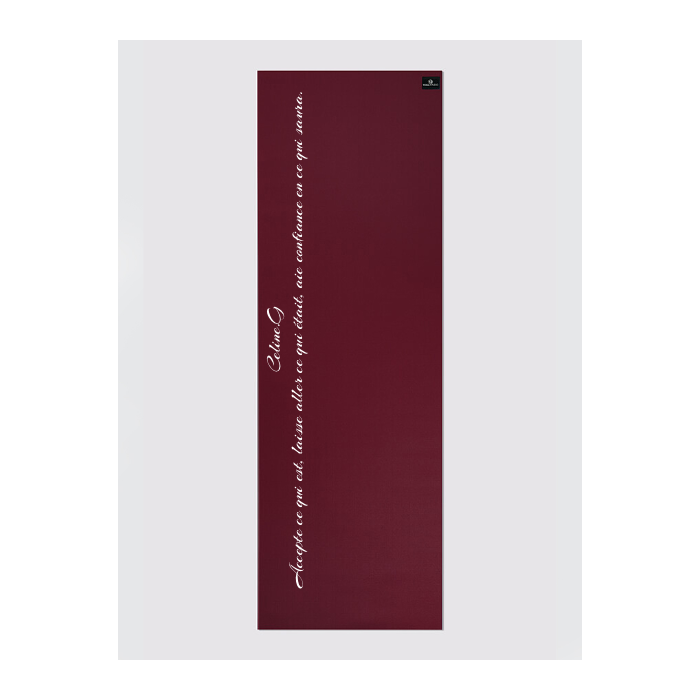 Custom Personalized Yoga Mat 6mm Thick - Non-Slip Eco-Friendly with Unique Design (Raspberry Color) - Perfect for Home Workouts, Yoga Studios & Meditation Practice