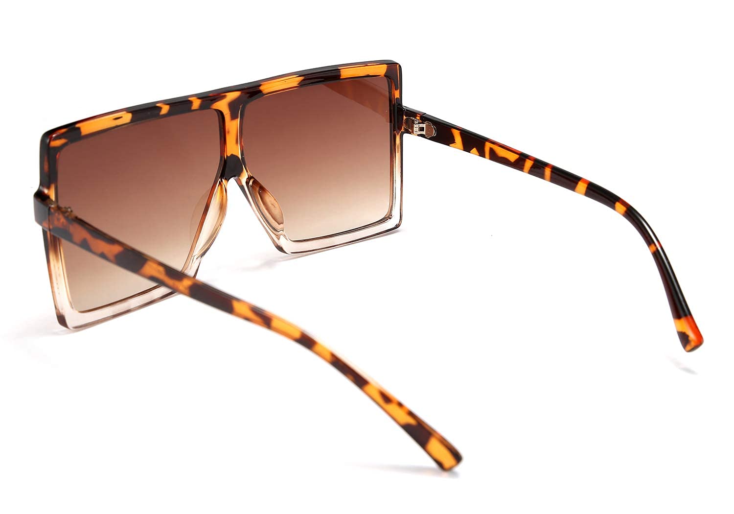 FEISEDY Women's Oversized Square Sunglasses - UV400 Protection, Large Frame Fashion Shades for Women - Perfect for Beach, Driving & Outdoor Activities