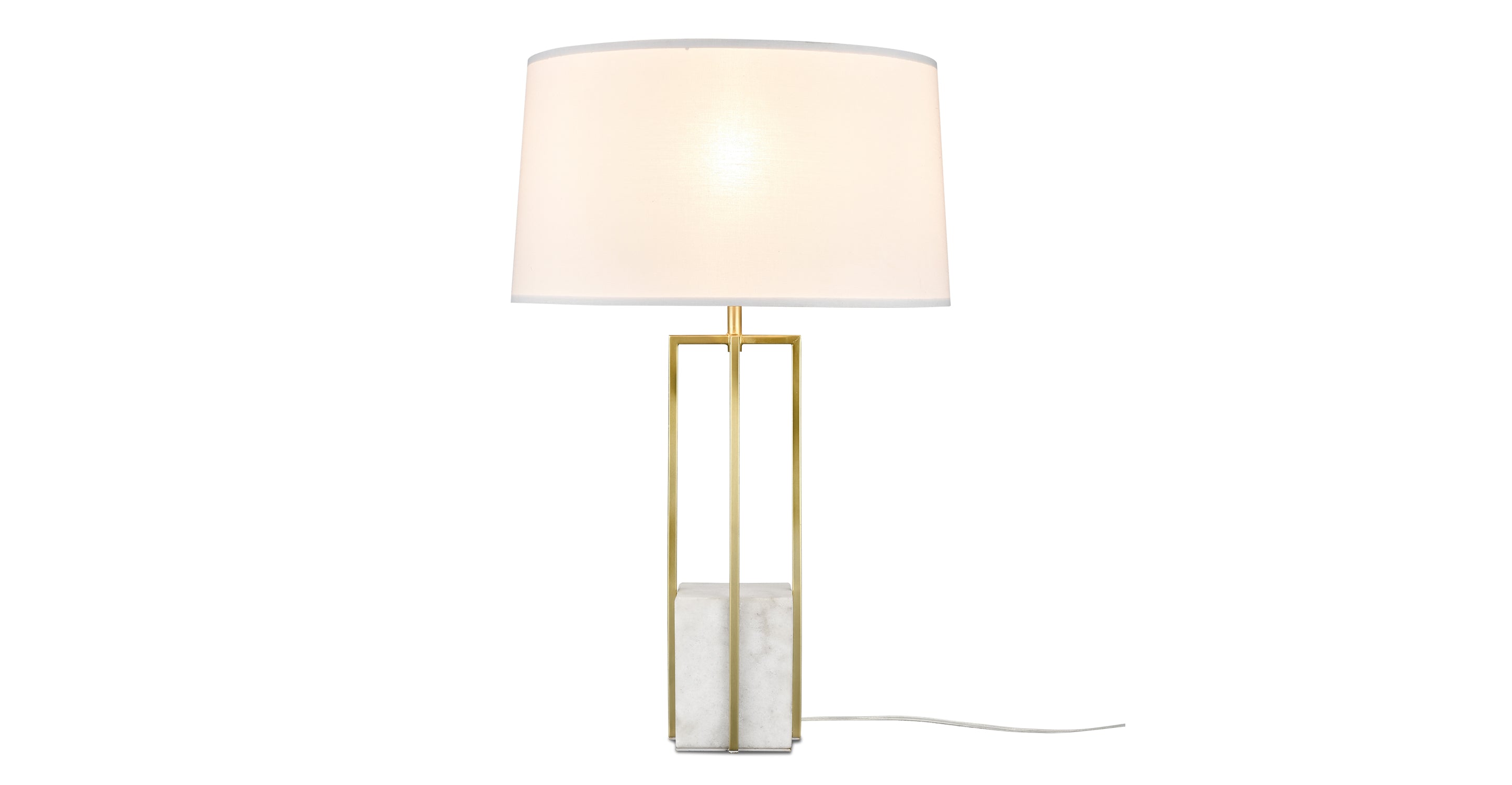 Brass/White