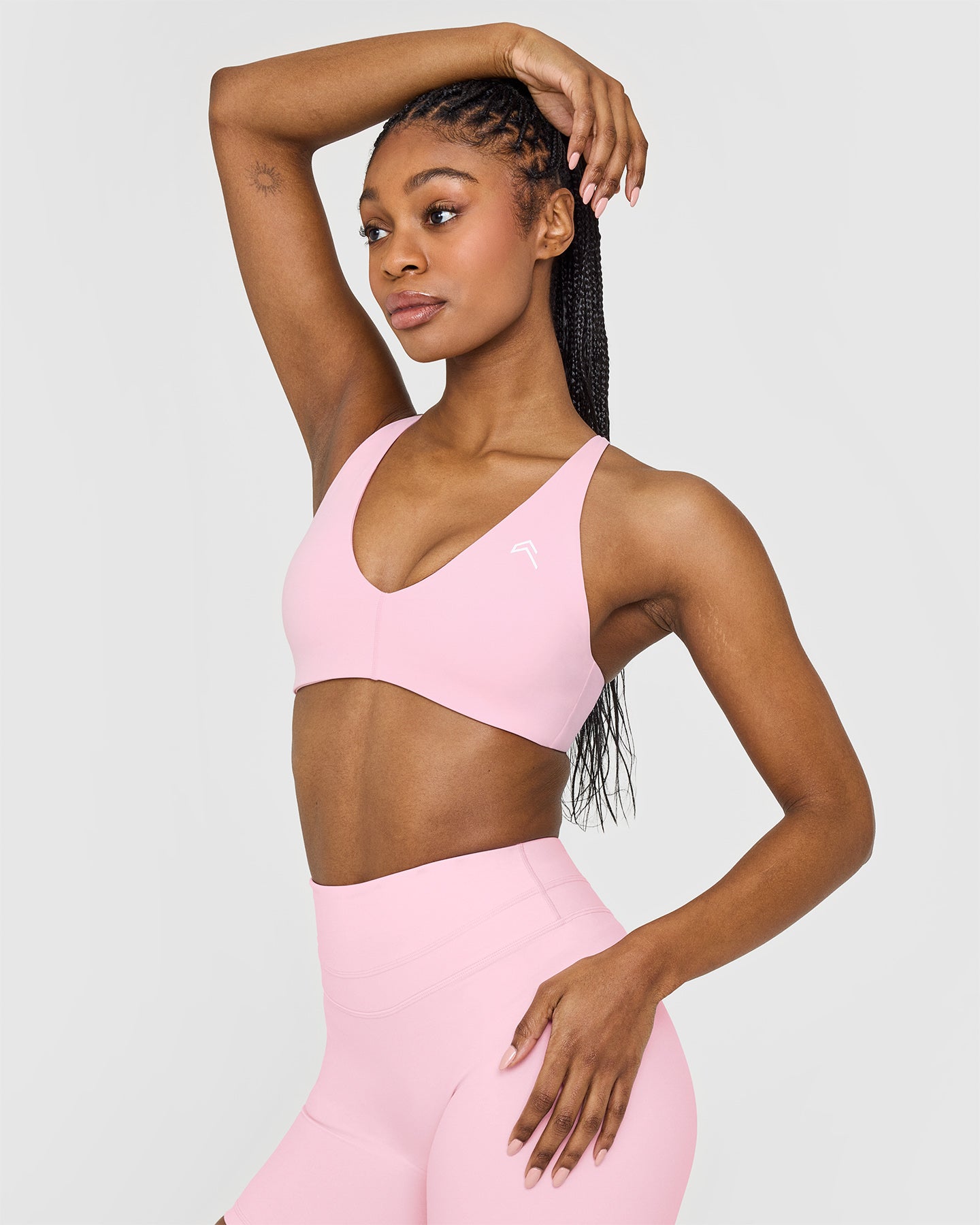 Seamless Wireless Micro Bralette - Petal Pink | Comfortable Soft Support for Yoga, Lounge & Everyday Wear