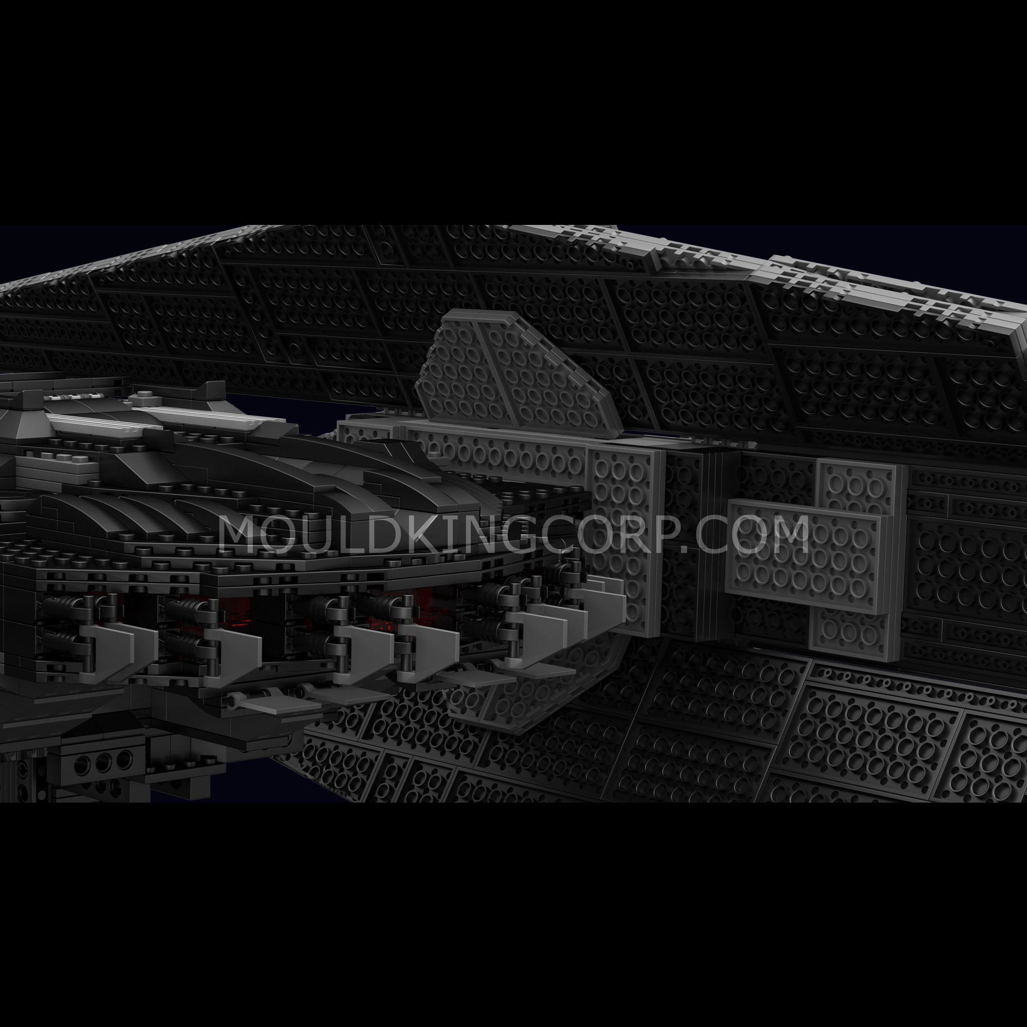 Mould King 21025 TIE Fighter Model Building Set - 3,758 Piece Star Wars Building Kit for Adults & Teens | DIY Collectible Display Model for Home & Office Decoration