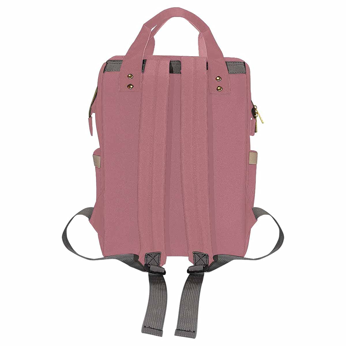 Artsadd Custom Embroidered Diaper Backpack - Personalized Pink Baby Bag with Name for Mom, Waterproof Nursing Travel Daypack for Girls & Boys | Perfect Baby Shower Gift & Everyday Use for Moms on-the-go