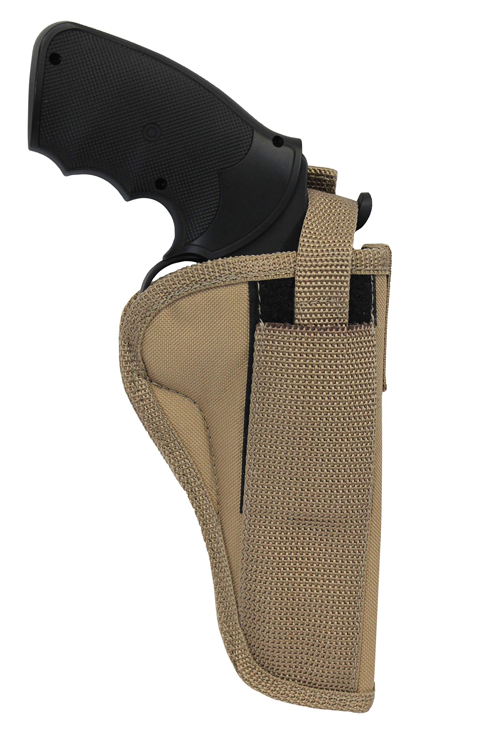 Barsony Desert Sand OWB Holster for Ruger New Model Bearcat 4.2in Barrel - Left Hand Draw - Perfect for Concealed Carry & Outdoor Activities