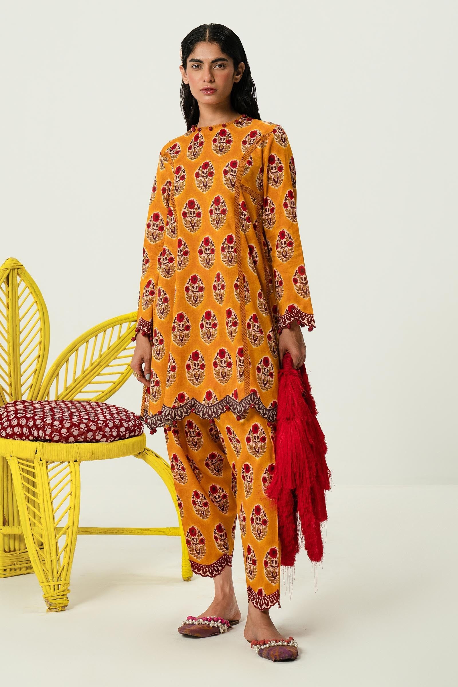 Sana Safinaz Mahay Unstitched Fabric - Premium 11A Design for Women's Dresses & Formal Wear - Perfect for Bridal, Party & Special Occasion Outfits