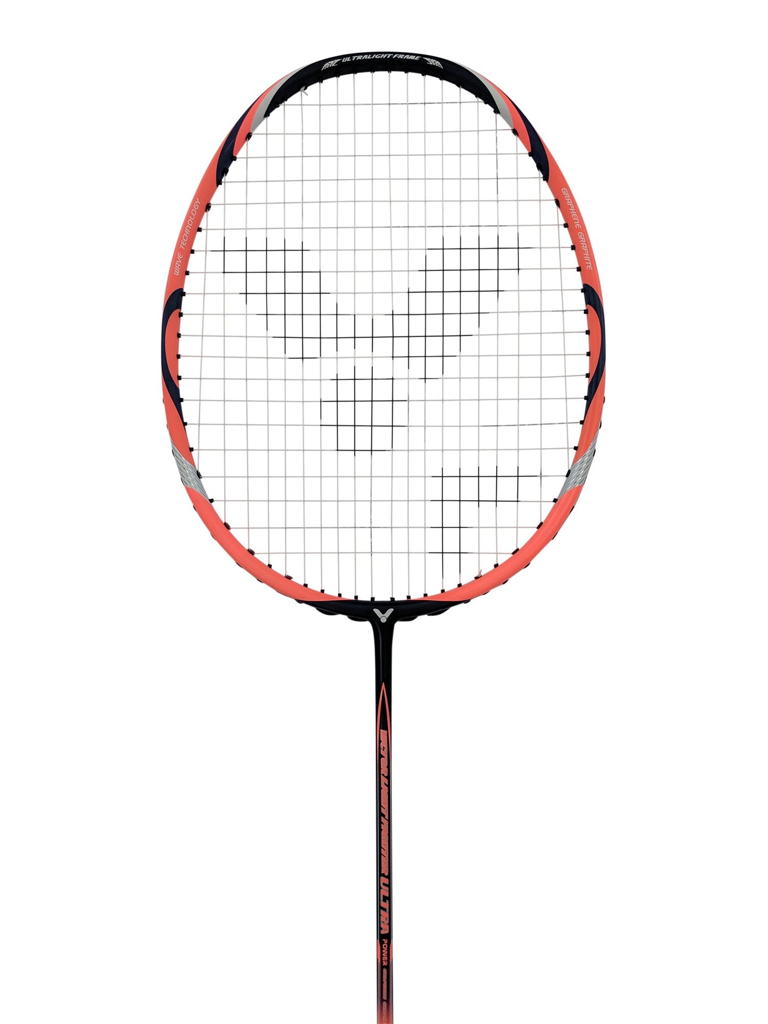 Victor Lightfighter Ultra Badminton Racket - Professional Carbon Fiber Badminton Racket for Advanced Players - Perfect for Tournaments, Training & Indoor/Outdoor Play