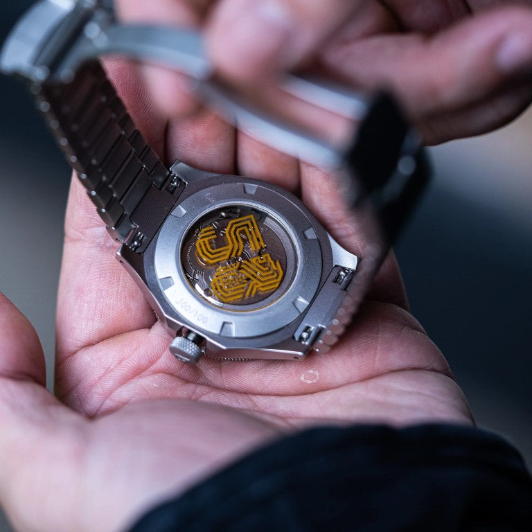 BOLDR Safari Merlion 50th Anniversary Limited Edition Automatic Watch - Luxury Stainless Steel Diver's Timepiece for Men - Perfect for Business, Travel & Special Occasions